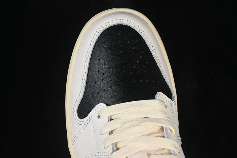 All categories Air Jordan Jordan series basketball shoes Air Jordan 1 Low G version pure original Air Jordan 1 Low AJ1 Joe 1 meter white black red low-top cultural casual sneakers DC0774-107